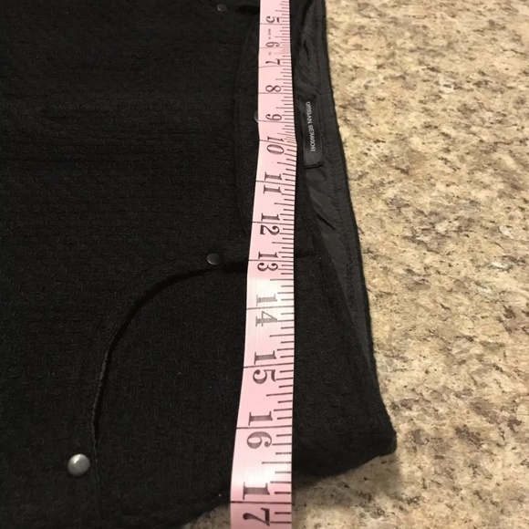 Urban Behavior Black Tweed Style Mini Skirt Size M - Picture 6 of 8